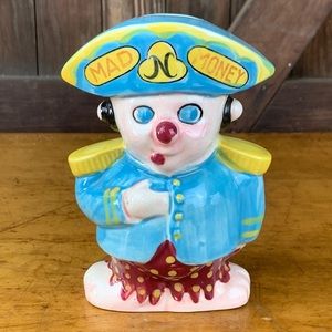 Vtg Fred Roberts Co Napoleon Mad Money Piggy Bank
